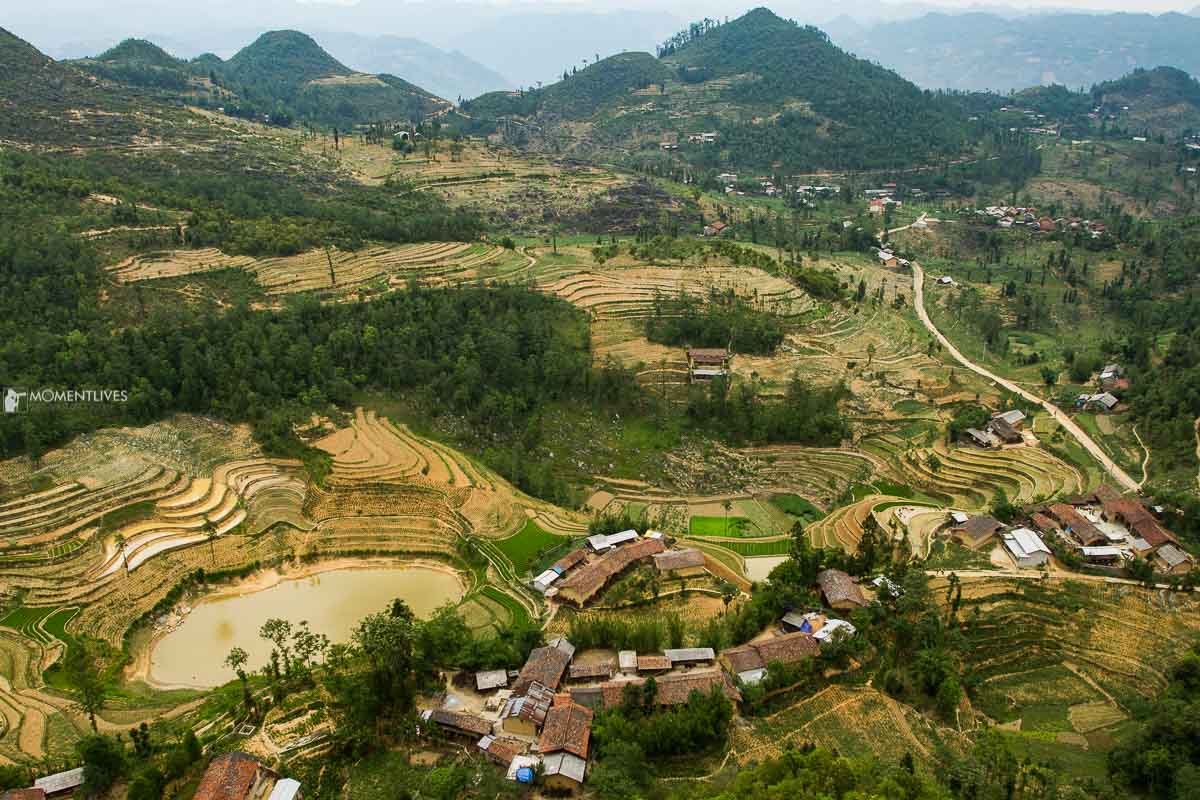 View from Lung Cu flag tower