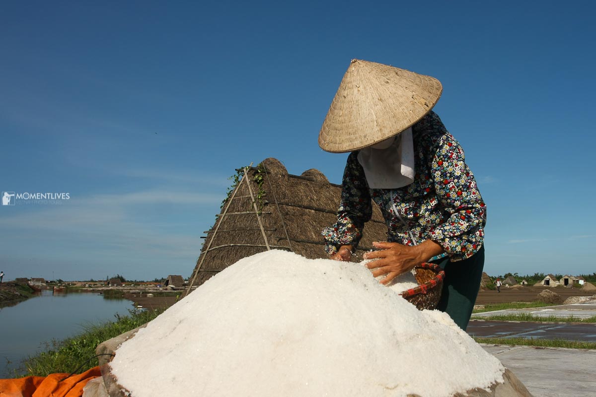 Making salt in Nam Dinh